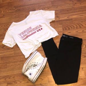 Black Hollister High-Rise Jeans